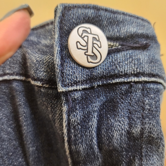 STS Blue Distressed Denim skinny jeans size 3 - Picture 10 of 11